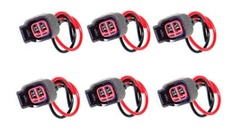 6 Kits Connector of Fuel Injector FJ996 Fits: Fusion MKS MKT MKX Sable V6 3.0L