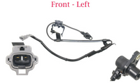 2x ABS Wheel Speed Sensor + Connector Front L/RFor RX330 RX350 RX400h Highlander