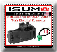 MAP Manifold Pressure Sensor W/Connector Fits DeVille Eldorado Fleetwood Seville