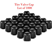 1000 Caps  Black Tire Valve Universal Fit Caps for TR412 TR413 TR414 TR418 20008