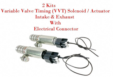 2 Variable Valve Timing Solenoid Intake & Exhaust W/Connector Fits: GM Saab