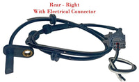 ABS Wheel Speed Sensor & Connector Rear Righ FitsNissan Xterra 2005-2015 MT