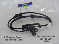 ABS Wheel Speed Sensor Rear Left W/ 4WD Fits: Hyundai Santa Fe 2001-2006 