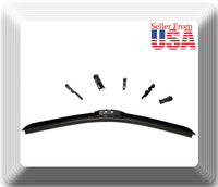 10 x SMP18 Wiper Blade Frame-Less 18" Inch W/Universal Adapt & 6 special adapter