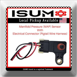 Manifold Absolute Pressure (MAP) Sensor W/Electrical Connector  Fits: Aveo Aveo5