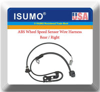 ABS Wheel Speed Sensor W/ Connector Wire Harness Rear Right Fits Toyota Lexus