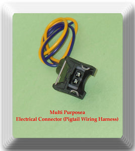 Multi Purposed 2 Wires Electrical Connector Pigtail Wiring Harness 