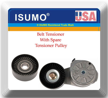 Belt Tensioner Assembly W/Spare Tensioner Pulley Fits: Chrysler Dodge Jeep
