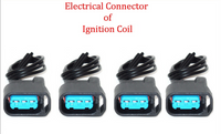 Set 4 x Electrical Connector of Ignition Coil UF311 Fits: Acura Honda 2002-2006