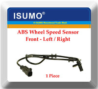 1 ABS Wheel Speed Sensor W/ Connectors ALS2116 Front L or R Fits: Aspen Durango
