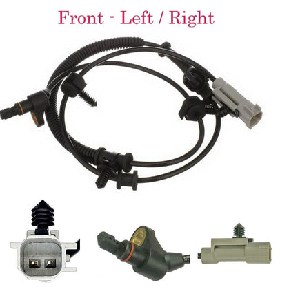 4 ABS Wheel Speed Sensor & Connector Front Rear L/RFits Commander Grand Cherokee