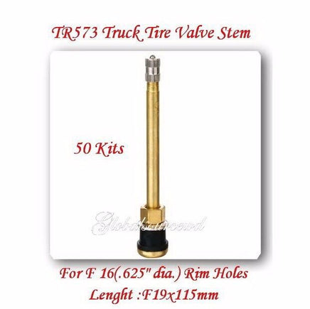 50 TR573 Truck Tire Valve Stem For Wheels 22.5 /24.5 For Rim Φ.625".Holes L:4.5"