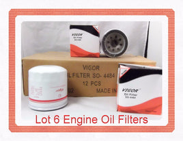 LOT OF 6 ENGINE OIL FILTER SO4484 15400-PL2-004 FIts: ACURA TL LEGEND NSX