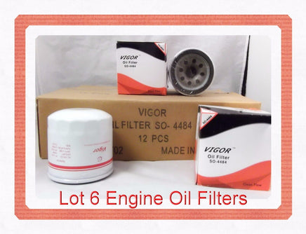 LOT OF 6 ENGINE OIL FILTER SO4484 15400-PL2-004 FIts: ACURA TL LEGEND NSX  