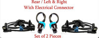 2 x ABS Wheel Speed Sensor Rear Left/Right W/ Connector Fits Hummer H3 H3T 06-10