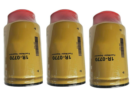 FOR CAT Pump Base Fuel Water Separator Assembly Priming Plus 3 Filters