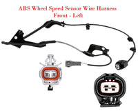 3xABS Wheel Speed Sensor Wire Harness Front L/R Rear Center for GX470 4Runner FJ