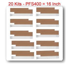 20 Kit Replacement Heating Element 2mm + 20 PTFI For Impulse Sealer 16" PFS400