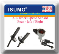 1 X ABS Wheel Speed Sensor Complete Assembly Rear L/R Fit: Altima 2007-2008