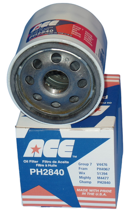 12X Eng Oil Filter ACE Made In USA Fits:90915-YZZA2 Lexus Toyota GM Nissan