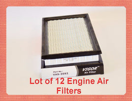 Lot of 12 Engine Air Filter A23592 E6AE-9601-BC Fits: FORD LINCOLN MAZDA MERCURY