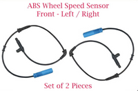Set 2 ABS Wheel Speed Sensor Front - Right / Left Fits: Mini Cooper 2002 2008