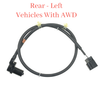 ABS Speed Sensor Rear Left Fits Mitsubishi Outlander 2003-2006 AWD ALS1142