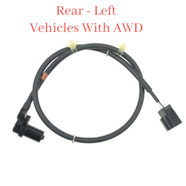 ABS Speed Sensor Rear Left Fits Mitsubishi Outlander 2003-2006 AWD ALS1142