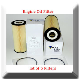 Lot of 6 Engine Oil Filter Fits: Diesel Engines M.A.N. Mercedes Benz Auto Trucks