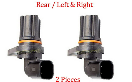 2x ABS Wheel Speed Sensor & Connector Rear L/R Fits: Ford Lincoln 2004-2016