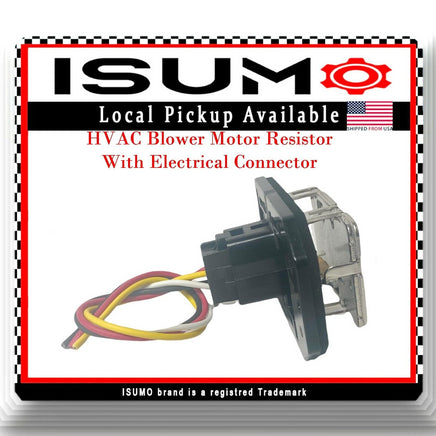 4 Blades Blower Motor Resistor W/Connector Fits Toyota Yaris 2014-2019 l4 1.5L