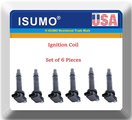 Set of 6 Ignition Coil Fits: OEM# 90919-02248 Lexus Toyota 2013-2019