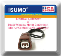 Electrical Connector of Power Window Motor Idle Air Control Valve