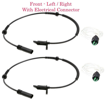 2  x ABS Wheel Speed Sensor & Connector Front L/R For BMW X1 2016-2019 X2 18-19