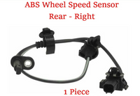 4 x ABS Wheel Speed Sensor & Connectors Front-Rear L/R Fits: Acura MDX 2007-2013