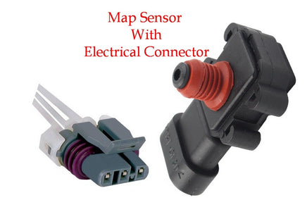 Map Sensor & Connector  Fits Buick Cadillac Chevrolet Oldsmobile Pontiac