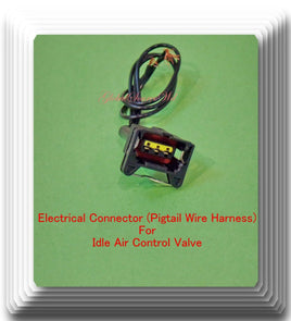 3Wires Connector of Idle Air Control Valve AC394 Fits Porsche 968 1992-1995 3.0L
