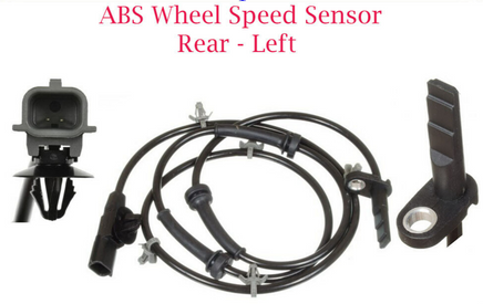 4 Pc ABS Wheel Speed Sensor W/Connector Front  Rear L/R Fits Explorer  2013-2019