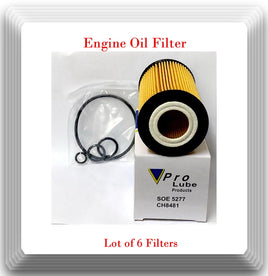 Lot 6 Engine Oil Filter SOE5276 CH8481 For: Chrysler Dodge Freightliner Mercedes