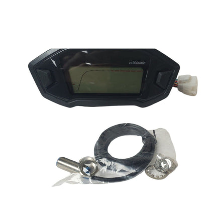 Universal Motorcycle Digital LCD Backlight Odometer Speedometer Tachometer Gauge