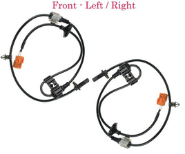 2 x ABS Wheel Speed Sensor Front Left/Right Fits Honda Ridgline 2006-2014