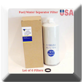 Lot 6 Fuel/Water Separator Filters FS1000 Fits:Cummins Caterpillar Diesel Engine