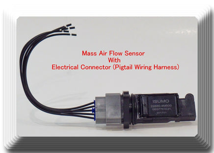 Mass Air Flow Sensor(MAF )W/Connector Fits  Altima 2002-2003 Sentra-2000-2006