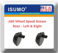 2 ABS Wheel Speed Sensor W/ Connectors Rear Left & Right Fits:Lexus ES350 Camry