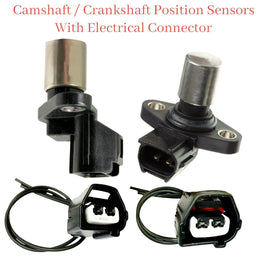 2X Camshaft/Crankshaft Sensor & Connector Fits ES300 Avalon Camry Sienna Solara