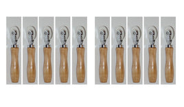(x10) Ball Bearing Stitcher 2" Wheel 1/4" Face Wood Handle Tire Patch Stitcher