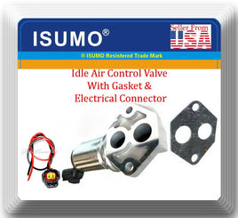 Idle Air Control Valve  w/Gasket & Connector Fits: OEM F75E9F715AA Ford Lincoln