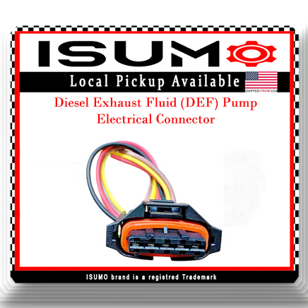 Electrical Connector of Diesel Exhaust Fluid (DEF) Pump Fits Chevrolet GMC 10-16