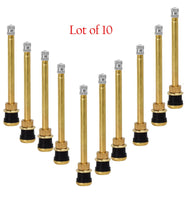 10 TR573 Truck Tire Valve Stem For Wheels 22.5 /24.5 For Rim Φ.625".Holes L:4.5"