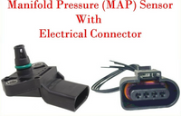 Turbocharger Boost Sensor, MAP Sensor W/Connector Fits Audi Volkswagen 1998-2025